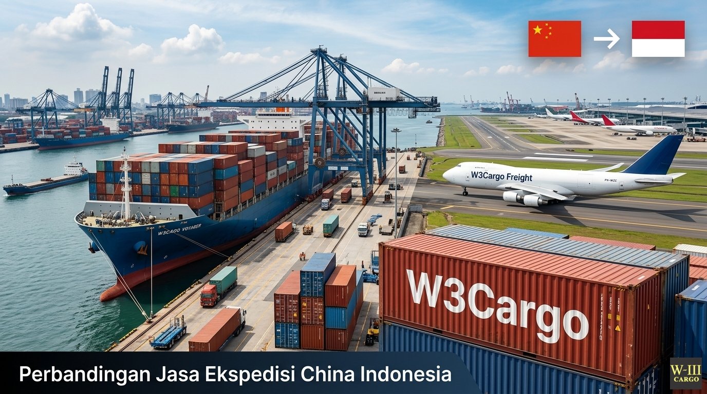 perbandingan jasa ekspedisi china indonesia
