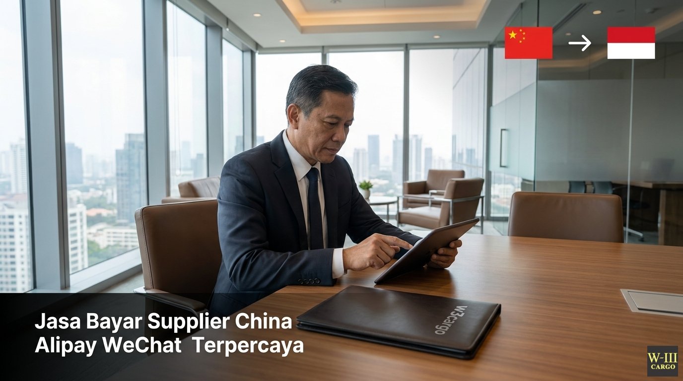 jasa bayar supplier china alipay wechat terpercaya