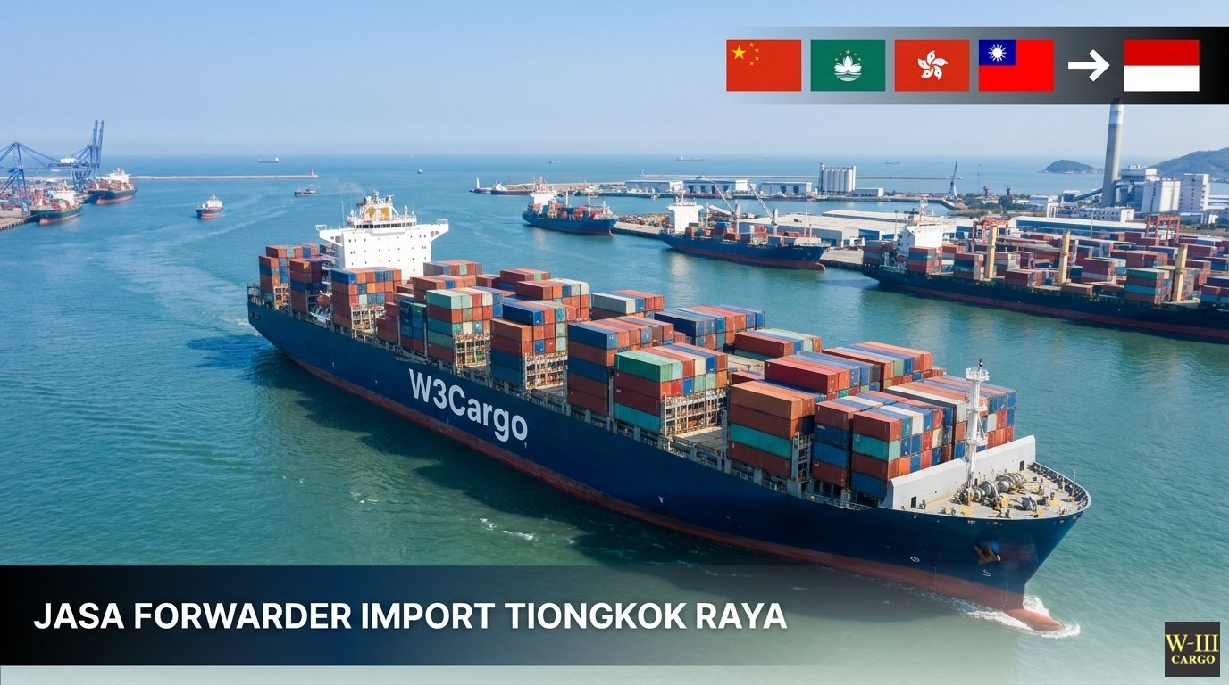 jasa forwarder import china hongkong taiwan Macau
