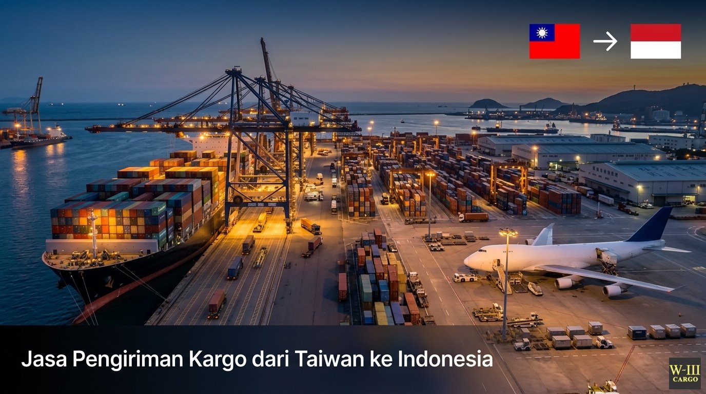 Jasa pengiriman kargo dari taiwan ke indonesia
