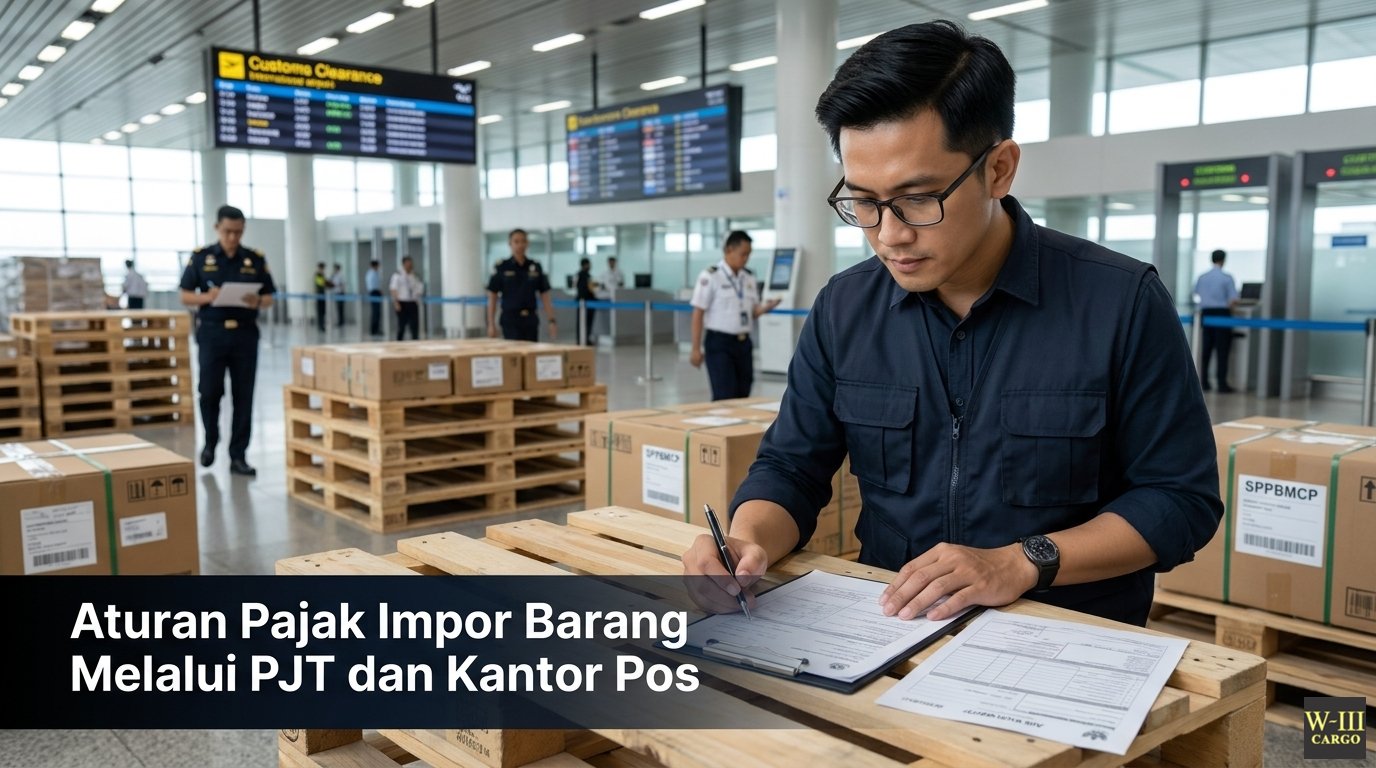aturan pajak impor barang melalui pjt dan kantor pos