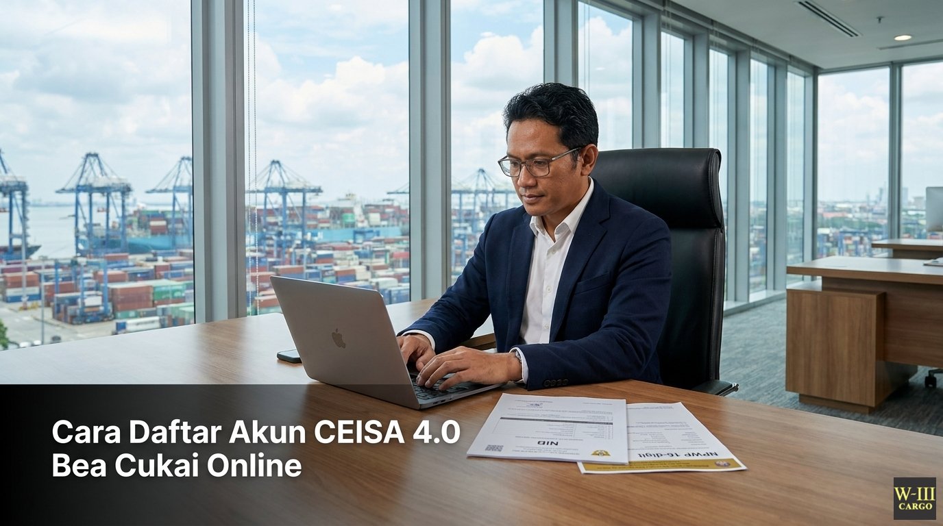 cara daftar akun ceisa 4.0 bea cukai online