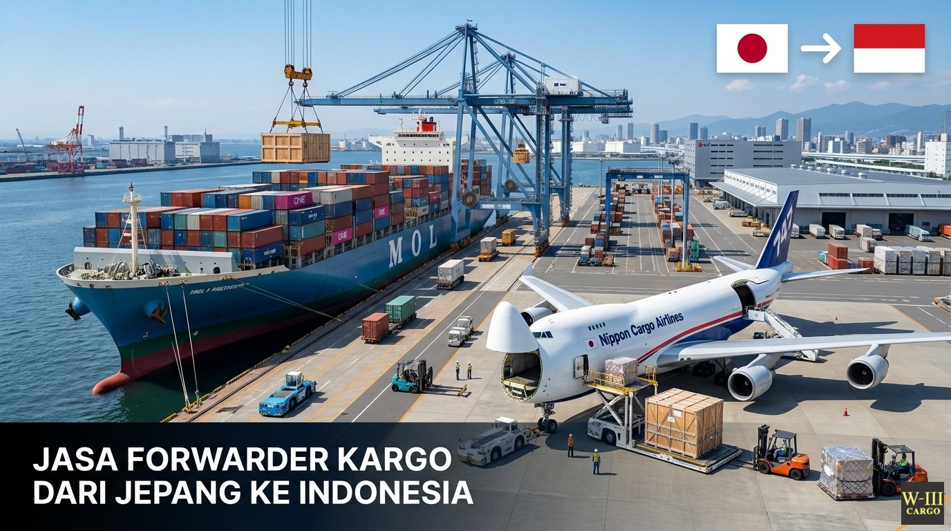 jasa forwarder kargo dari jepang ke indonesia