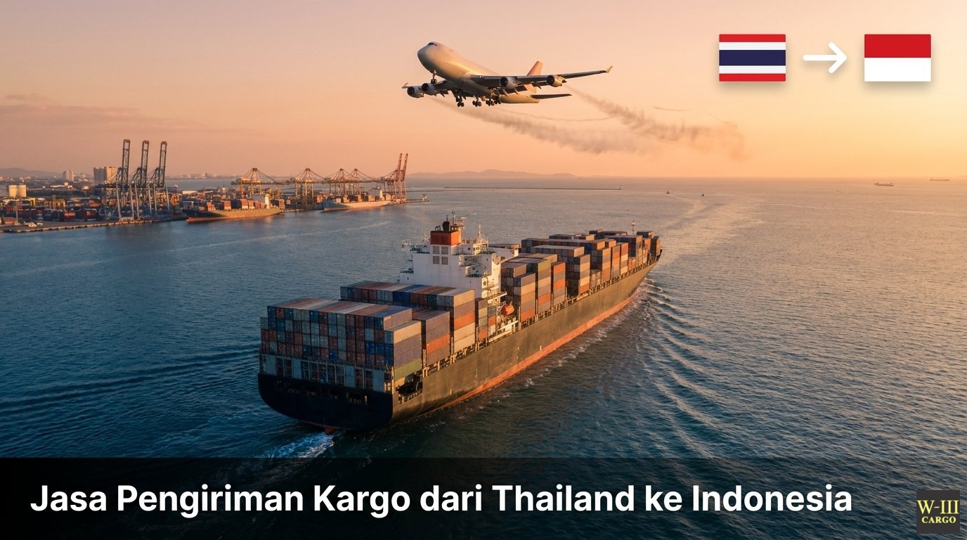jasa pengiriman kargo dari Thailand ke Indonesia